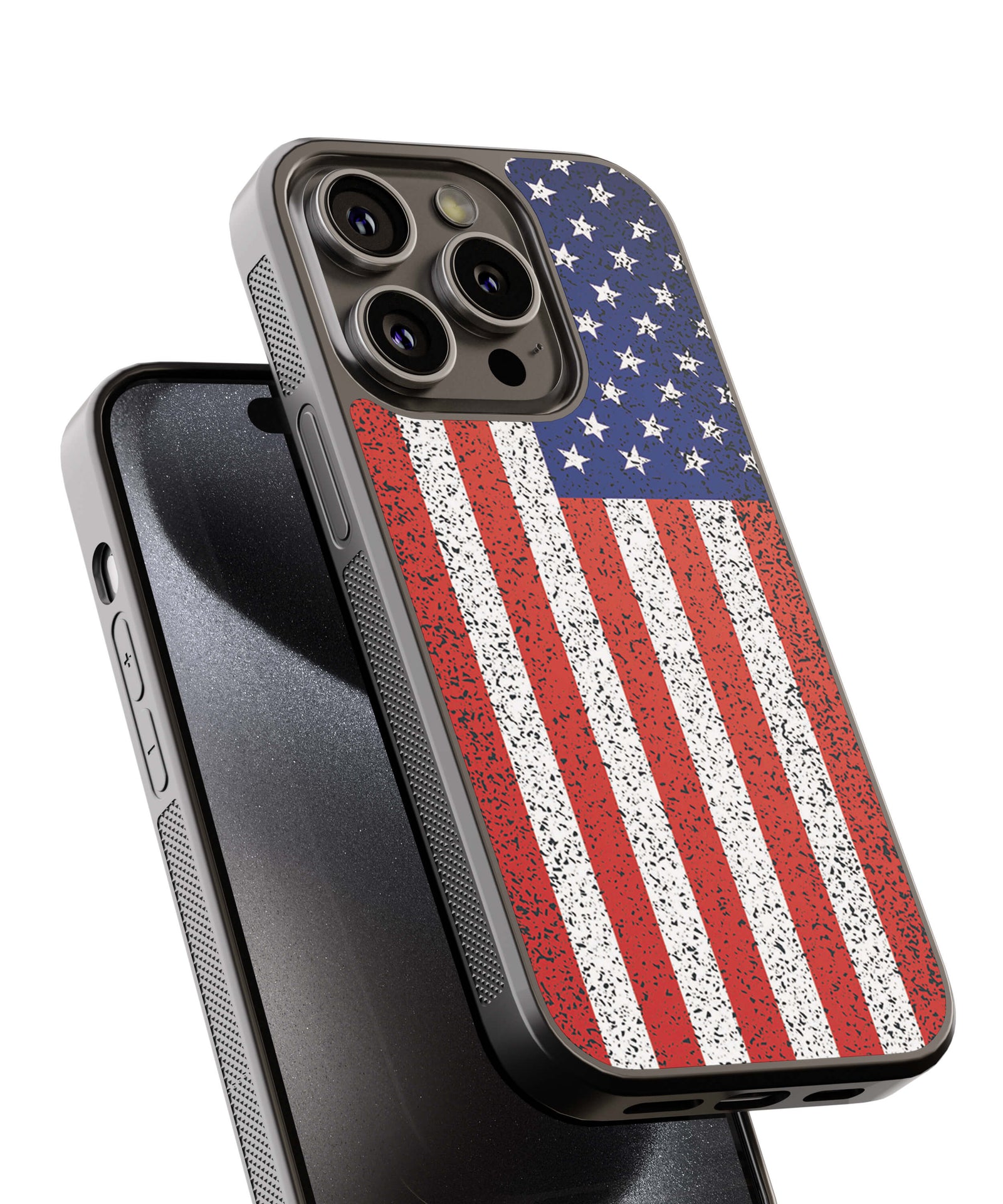 America Back Cover for 2D Hybrid TPU And Metal CaseH0176Hybrid Metal TPU