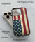 American Flag Back Cover for 2D Hybrid TPU And Metal CaseA0099Hybrid Metal TPU