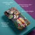 Animated Multicoloured Girl Sitting In A Forest Back Cover for HardPlasticBT0058Hard Plastic