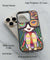 Animated Multicoloured Girl Sitting In A Forest Back Cover for 2D Hybrid TPU And Metal CaseBT0058Hybrid Metal TPU