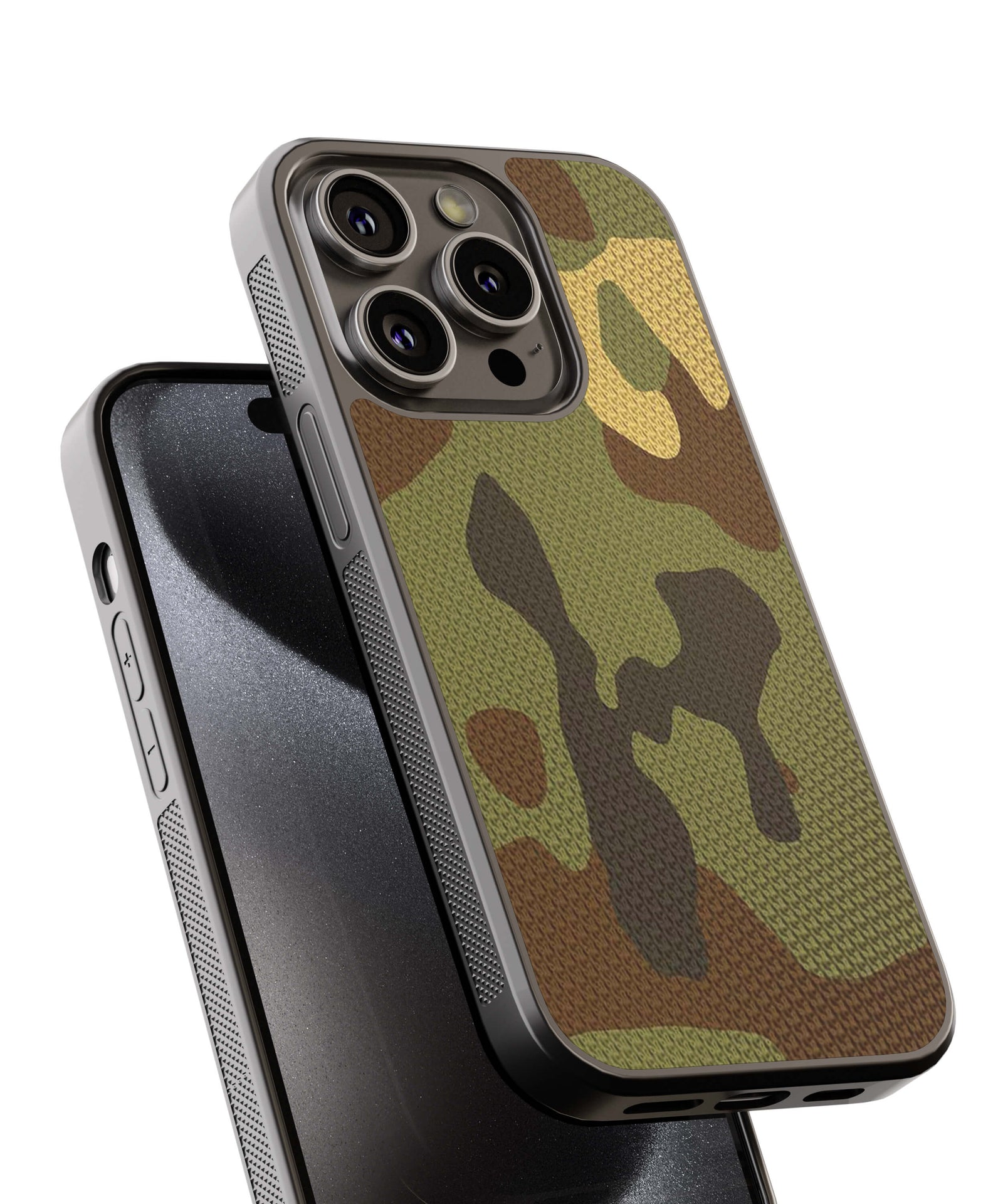 Army Camouflage Back Cover for 2D Hybrid TPU And Metal CaseD2111Hybrid Metal TPU