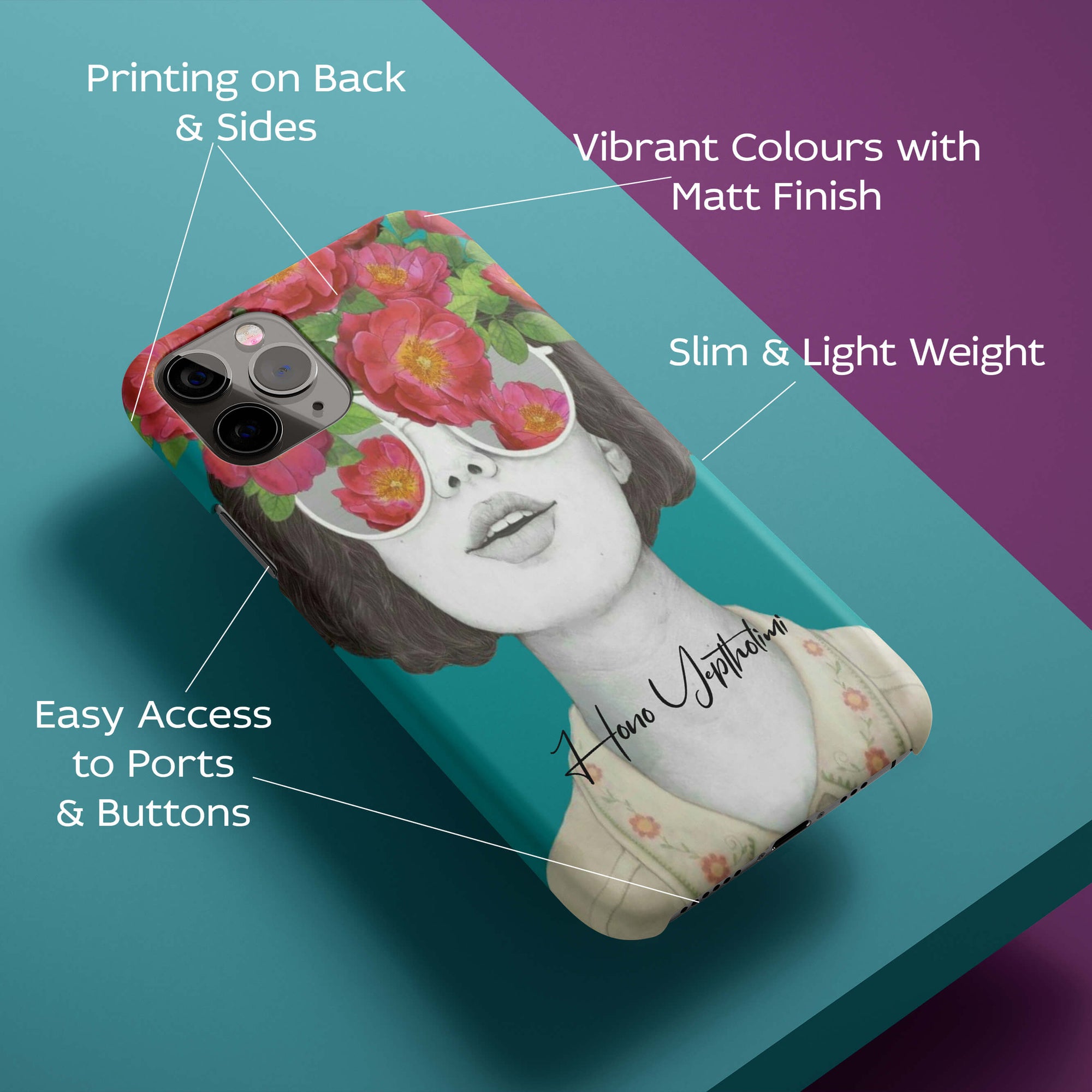 Beautiful Vision Back Cover for HardPlasticAA0055Hard Plastic