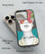 Beautiful Vision Back Cover for 2D Hybrid TPU And Metal CaseAA0055Hybrid Metal TPU