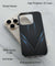 Black and Blue Back Cover for 2D Hybrid TPU And Metal CaseA0114Hybrid Metal TPU