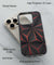 Black and Red Back Cover for 2D Hybrid TPU And Metal CaseA0360Hybrid Metal TPU