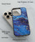 Blue Galaxy Back Cover for 2D Hybrid TPU And Metal CaseIK0027Hybrid Metal TPU