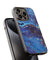 Blue Galaxy Back Cover for 2D Hybrid TPU And Metal CaseIK0027Hybrid Metal TPU