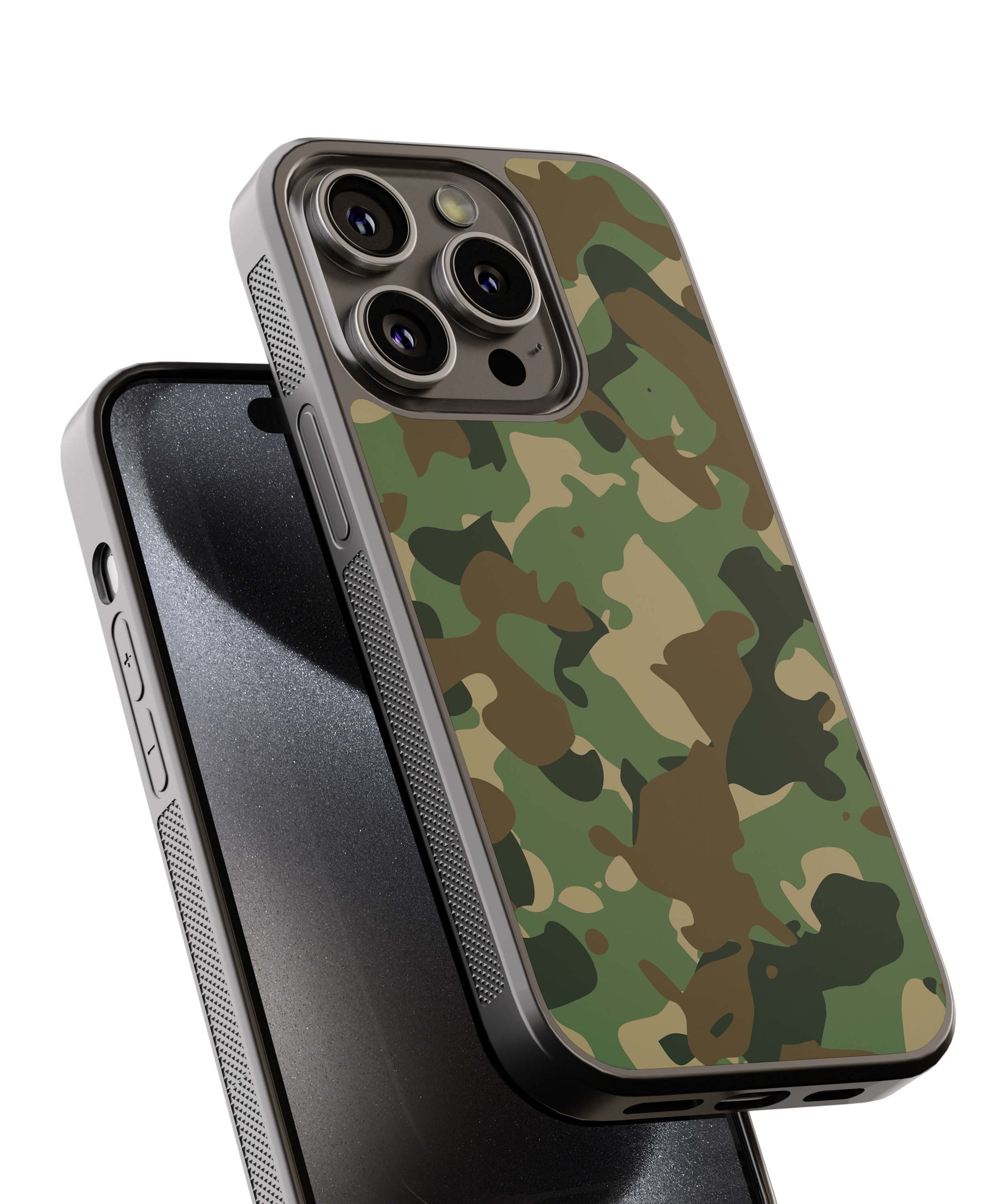 Camouflage Green Back Cover for 2D Hybrid TPU And Metal CaseGF0105Hybrid Metal TPU