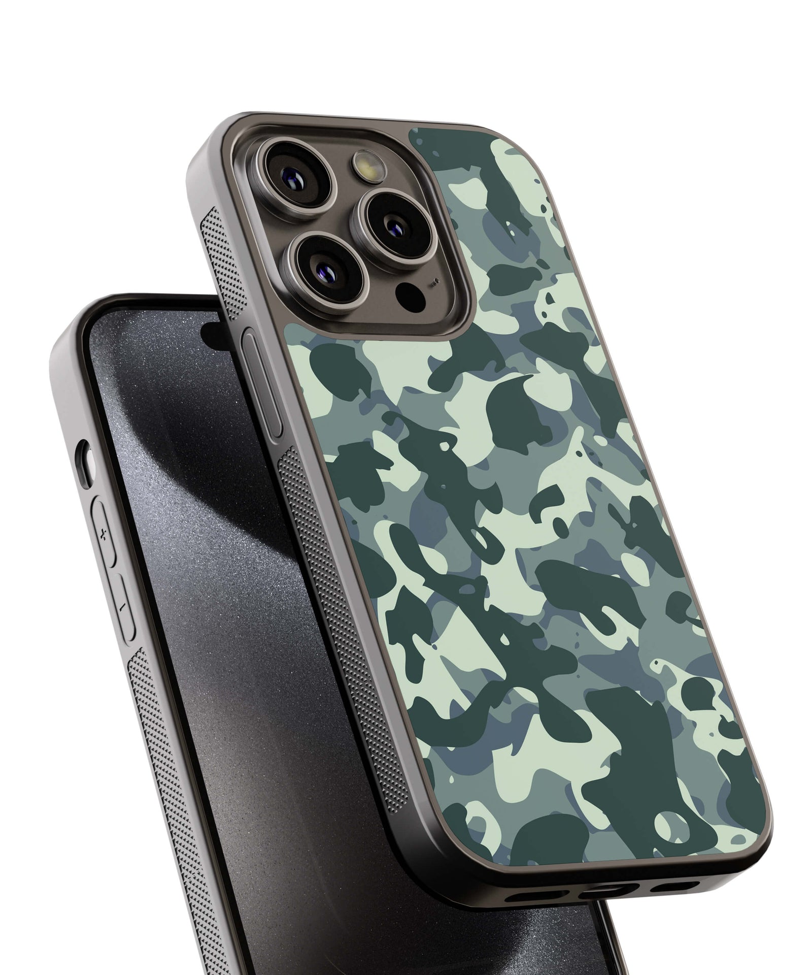 Camouflage Mordern Back Cover for 2D Hybrid TPU And Metal CaseGF0109Hybrid Metal TPU