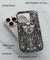 Charming Lady with Tiger Back Cover for 2D Hybrid TPU And Metal CaseU0196Hybrid Metal TPU