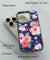 Classy Flowers Back Cover for 2D Hybrid TPU And Metal CaseAA1022Hybrid Metal TPU