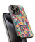 Colourful Repeating Pattern Back Cover for 2D Hybrid TPU And Metal CaseAA0038Hybrid Metal TPU