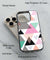 Colourful Triangles Back Cover for 2D Hybrid TPU And Metal CaseAA1017Hybrid Metal TPU