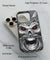 Cool Monster Back Cover for 2D Hybrid TPU And Metal CaseU0191Hybrid Metal TPU