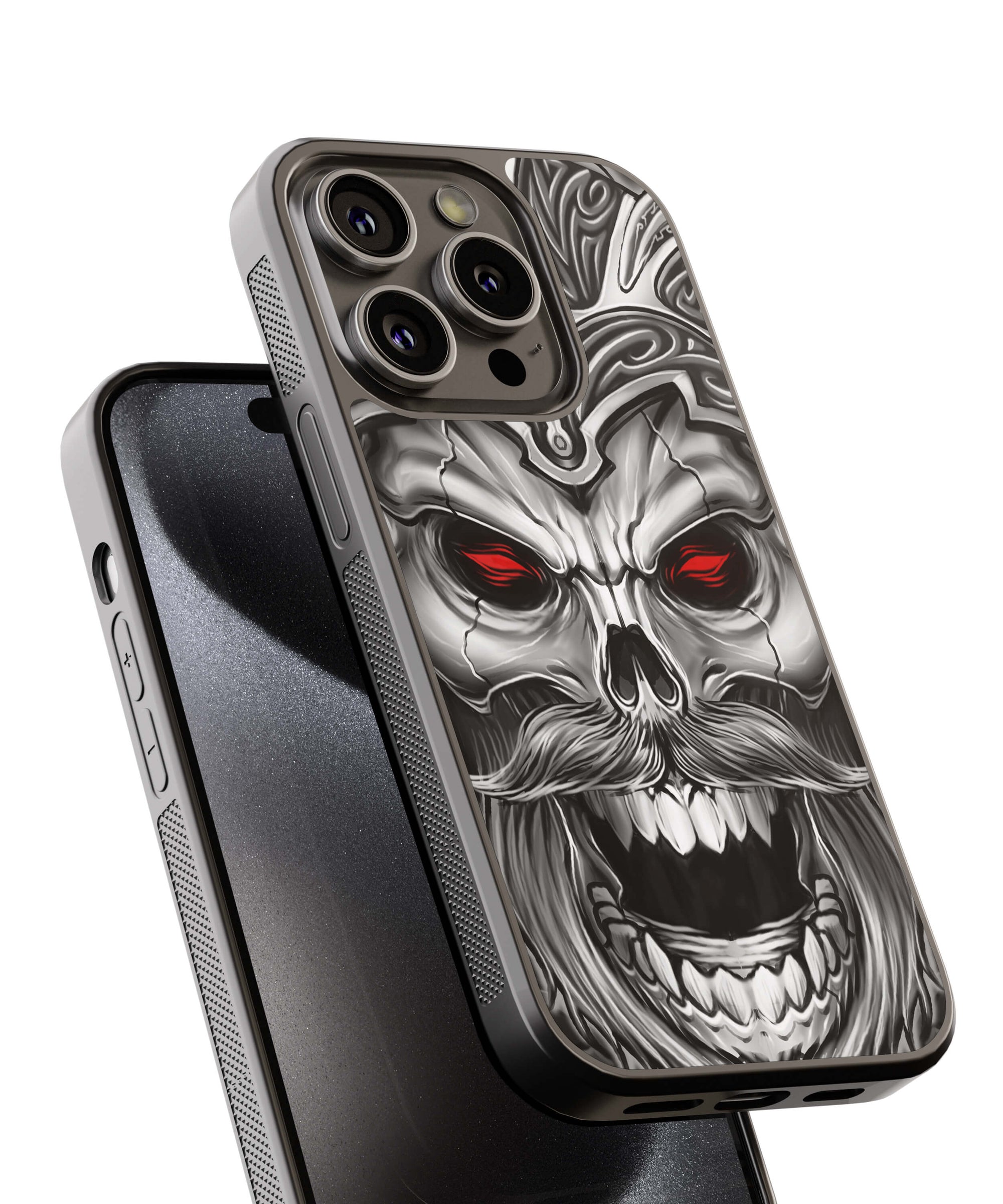 Cool Monster Back Cover for 2D Hybrid TPU And Metal CaseU0191Hybrid Metal TPU