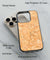 Cork Pattern Back Cover for 2D Hybrid TPU And Metal CaseIK0039Hybrid Metal TPU