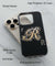 Decorated R Alphabet Back Cover for 2D Hybrid TPU And Metal CaseBT0085Hybrid Metal TPU