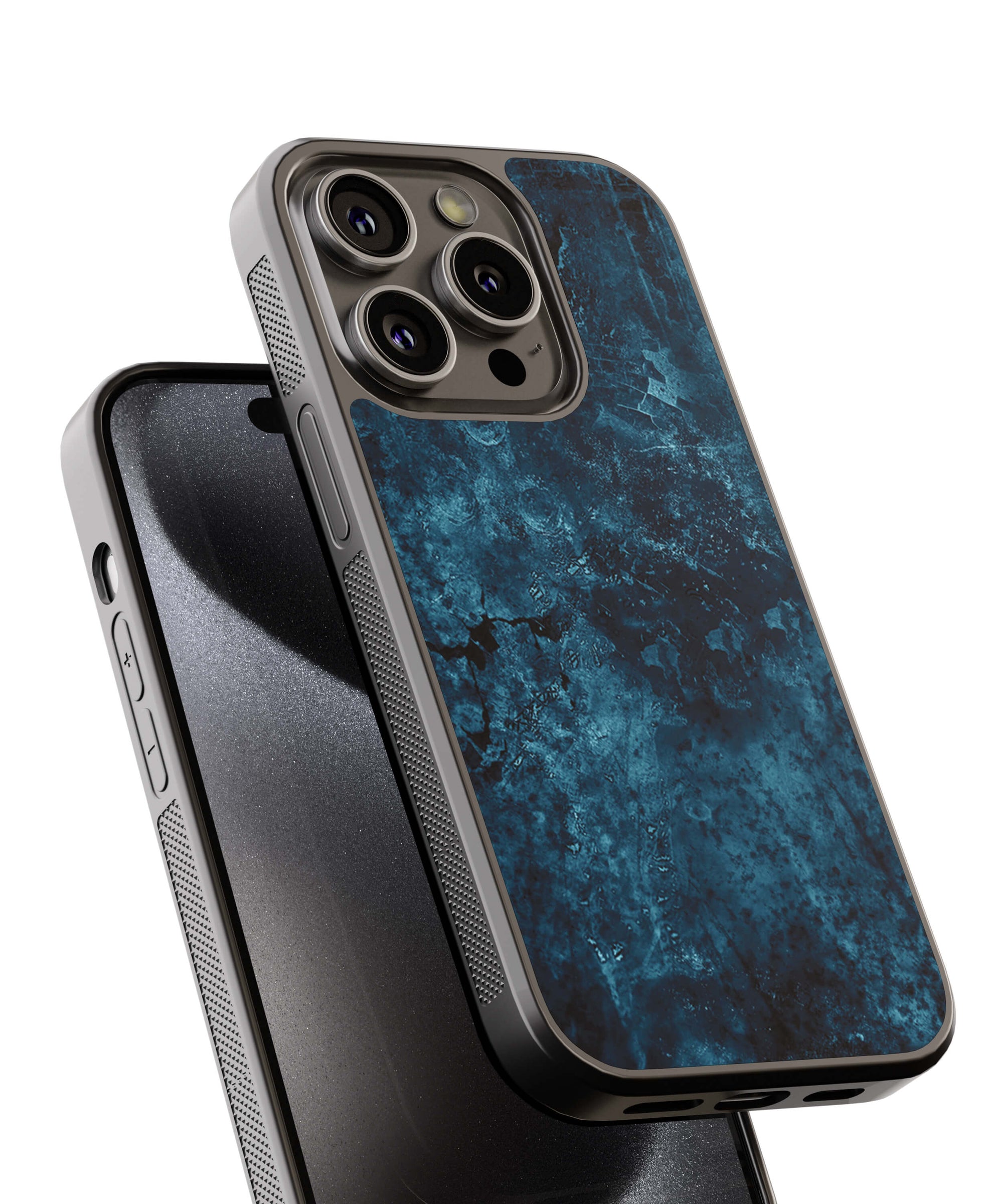 Deep Blues Back Cover for 2D Hybrid TPU And Metal CaseD1896Hybrid Metal TPU