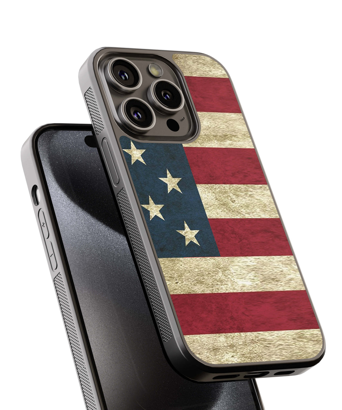 Flag Design Pattern Back Cover for 2D Hybrid TPU And Metal CaseBT0089Hybrid Metal TPU