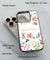 Flower with Name Back Cover for 2D Hybrid TPU And Metal CaseIK5002Hybrid Metal TPU