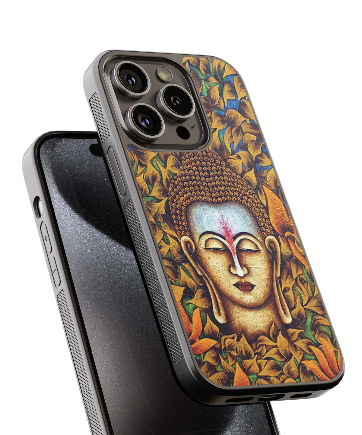 Gauthama Buddha In The Woods Back Cover for 2D Hybrid TPU And Metal CaseD1536Hybrid Metal TPU