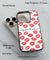 Girly Lipstics with Name Back Cover for 2D Hybrid TPU And Metal CaseIK5015Hybrid Metal TPU