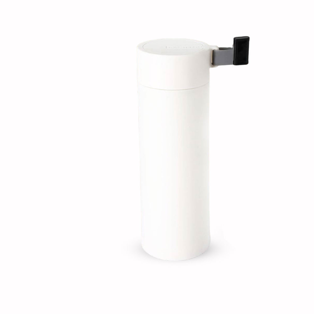 Fashion Glass Bottle with Plastic Outer Body - White, 450ml