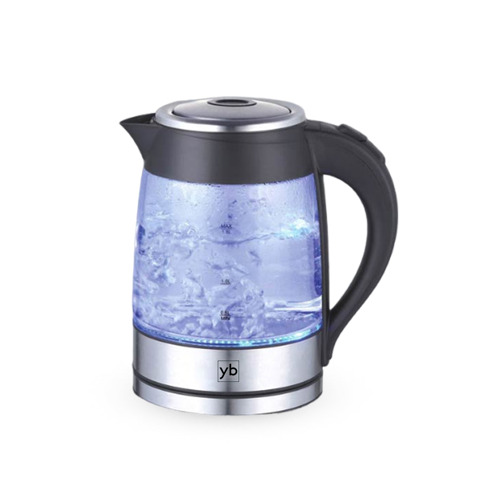 Boil in Style with Our Sleek Glass Kettle with LED Illumination