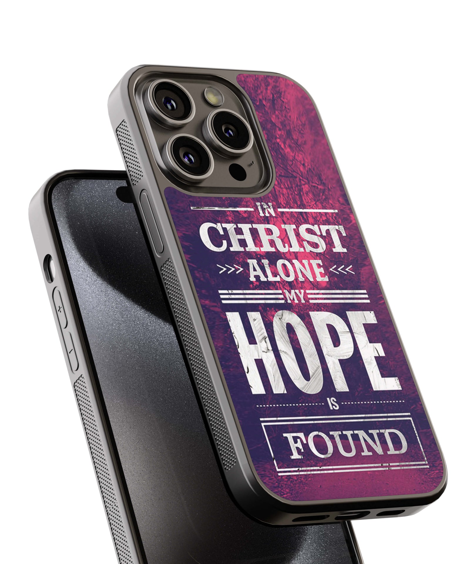 In Christ I Find Hope Back Cover for 2D Hybrid TPU And Metal CaseD2208Hybrid Metal TPU