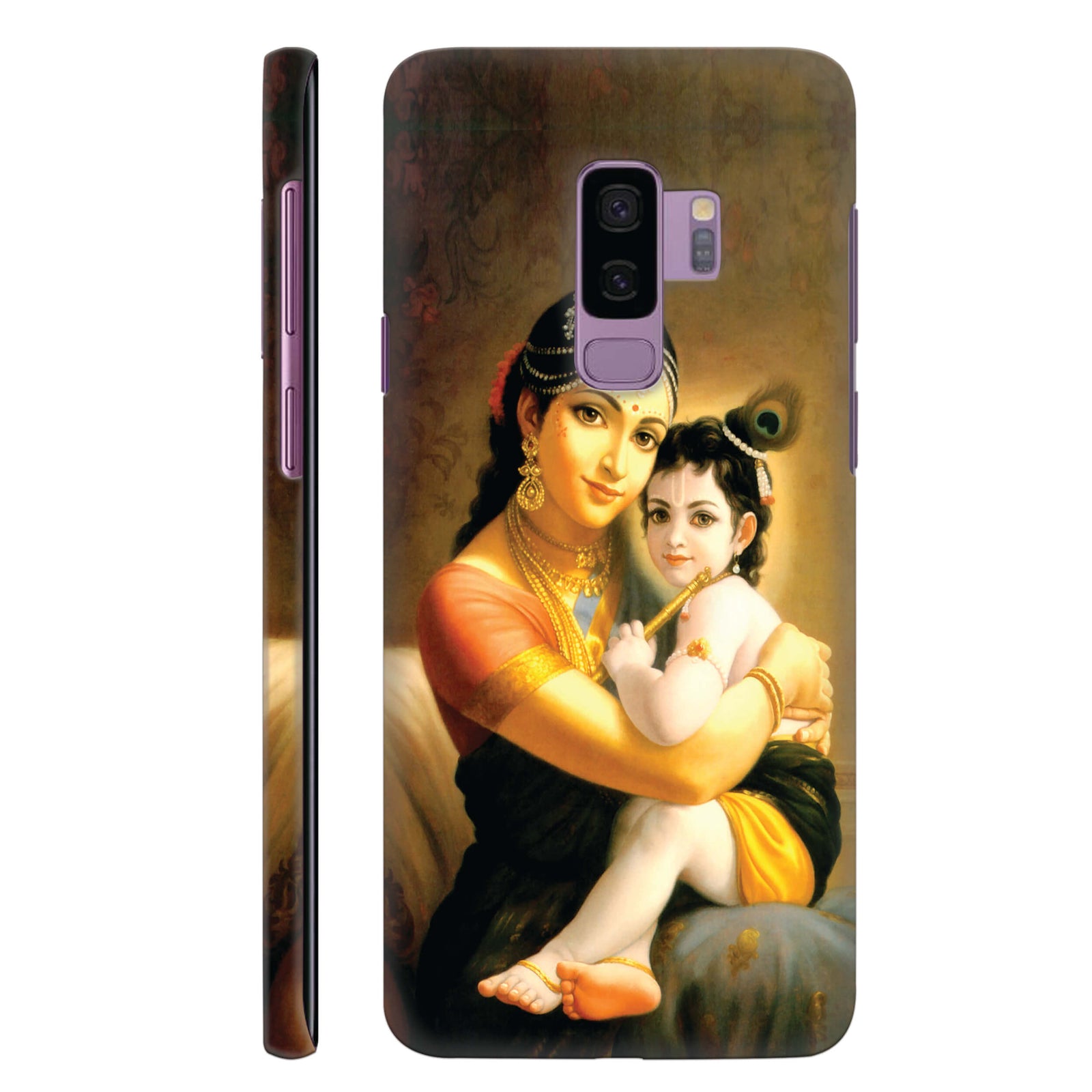 Krishna With Yashoda Back Cover for HardPlasticD1478Hard Plastic