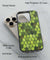 Leaf pattern Back Cover for 2D Hybrid TPU And Metal CaseGF0021Hybrid Metal TPU