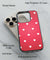 Little Hearts Back Cover for 2D Hybrid TPU And Metal CaseP0006Hybrid Metal TPU