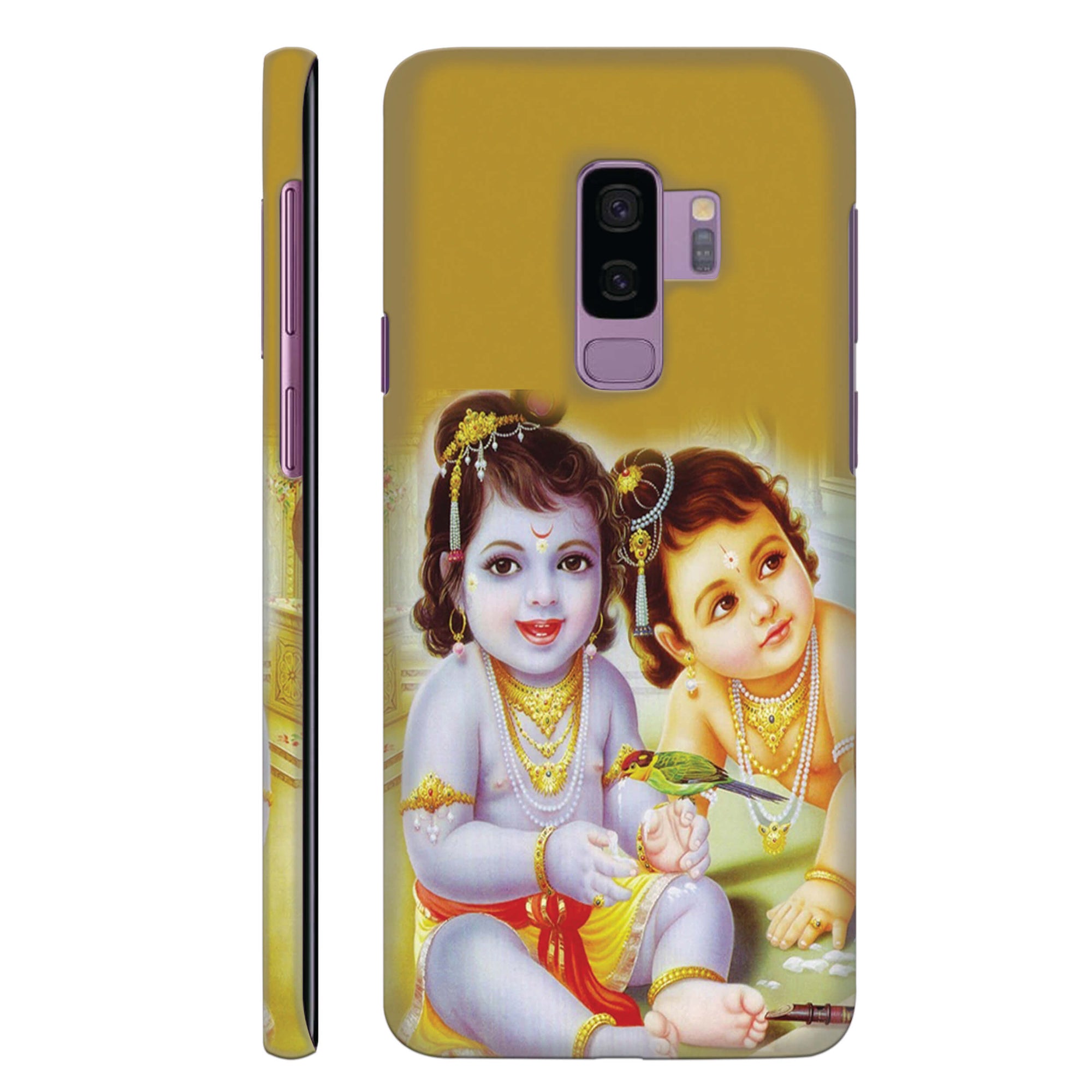 Lord Krishna And Sudama Kiddish Pic Back Cover for HardPlasticBT0250Hard Plastic