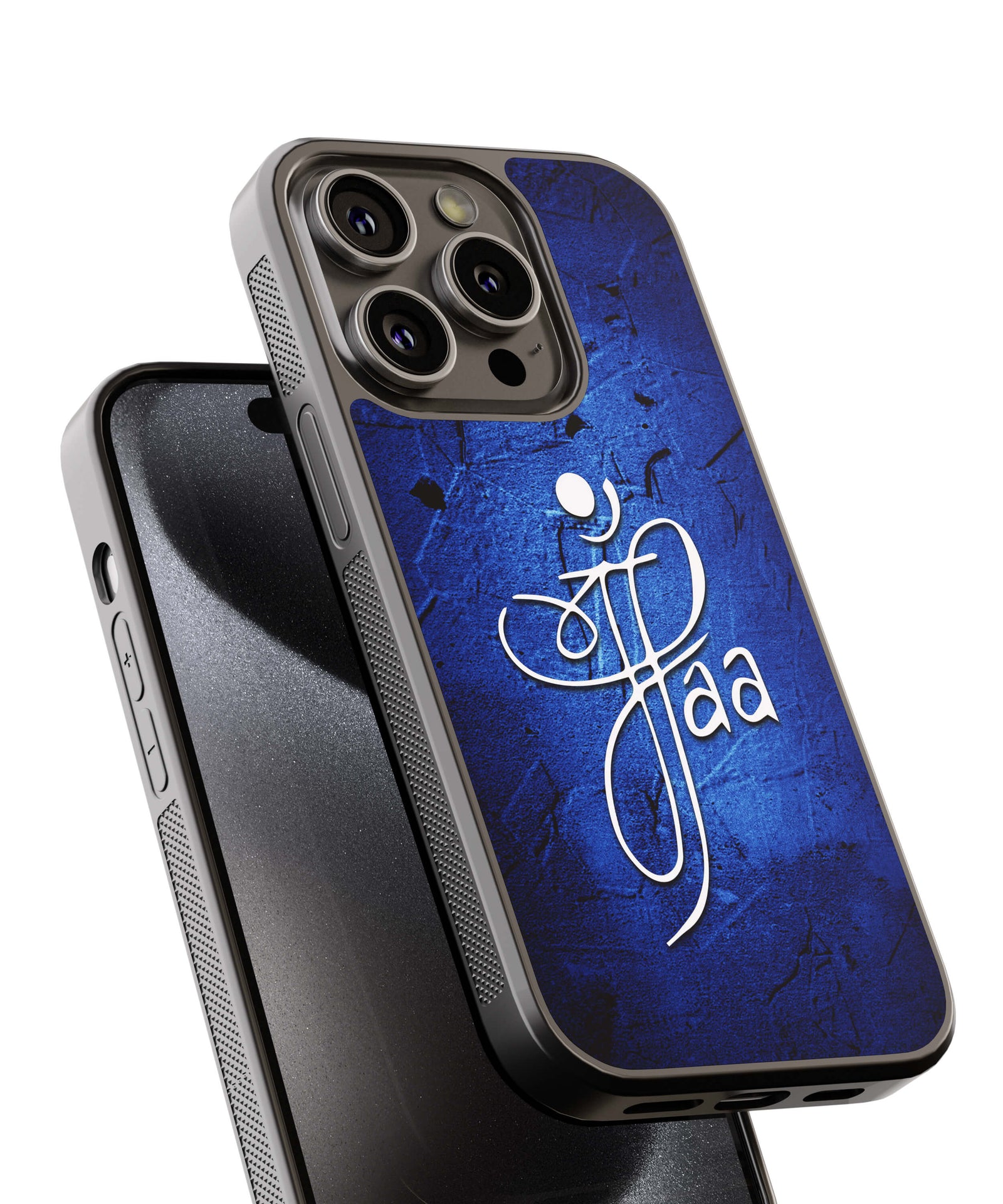 Maa Paa Back Cover for 2D Hybrid TPU And Metal CaseU0213Hybrid Metal TPU