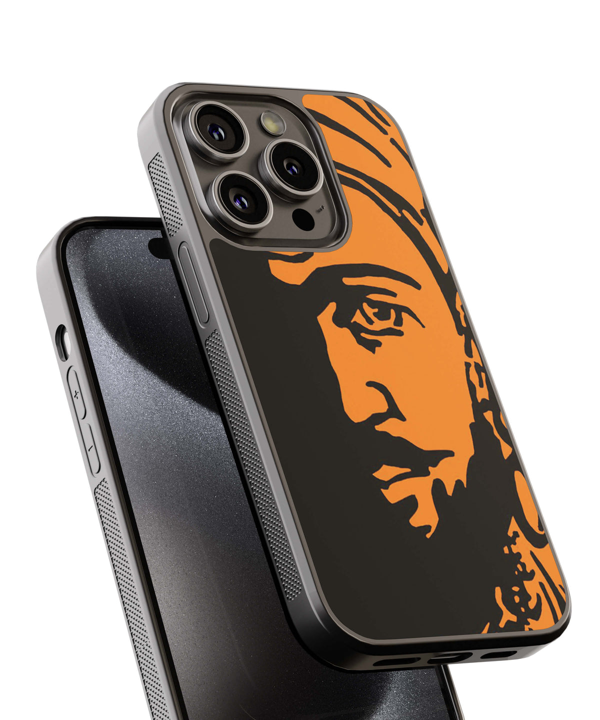 Mighty King Chatrapati Shivaji Back Cover for 2D Hybrid TPU And Metal CaseD1464Hybrid Metal TPU