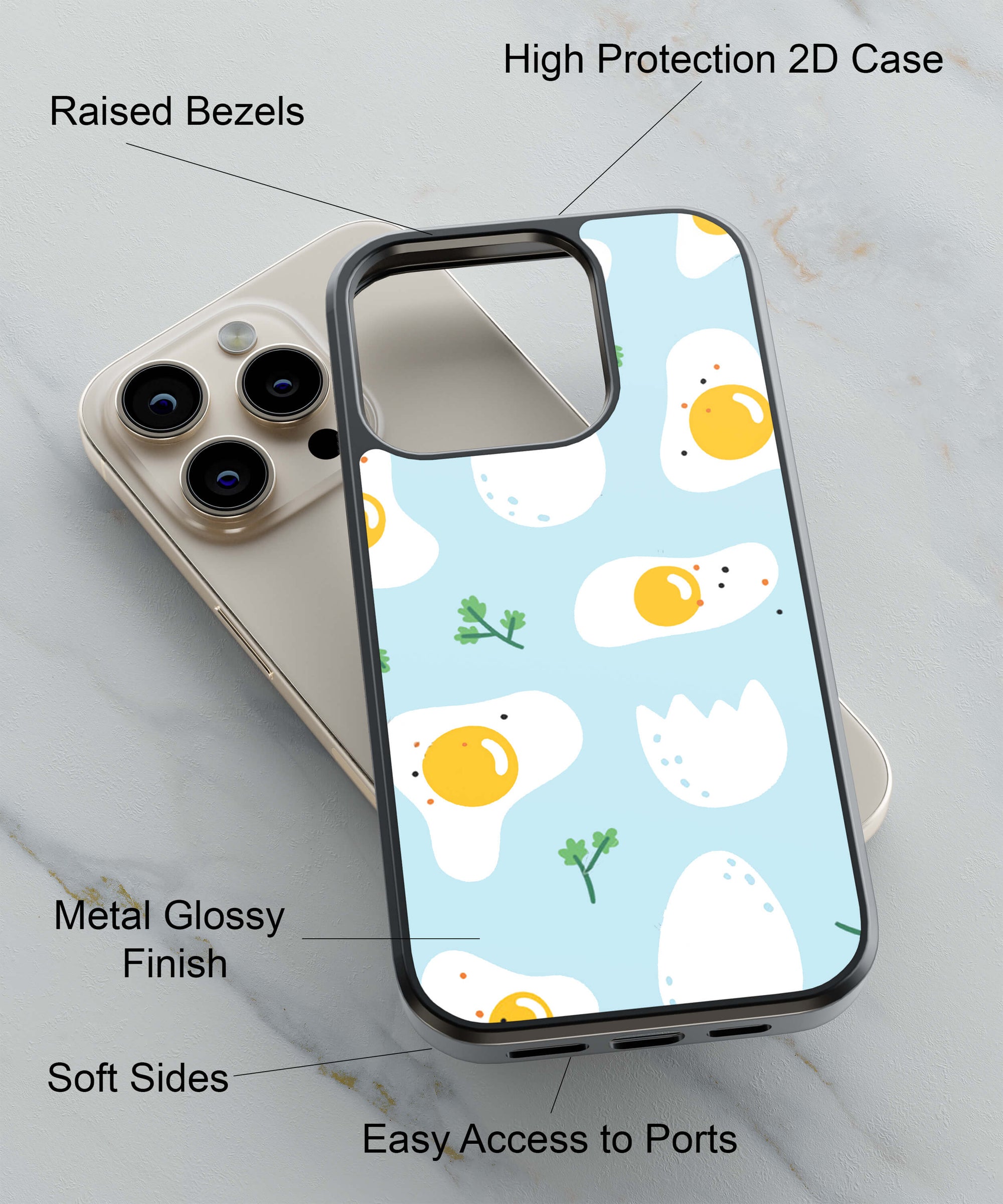 Natural Abstract Pattern Back Cover for 2D Hybrid TPU And Metal CasePS1326Hybrid Metal TPU