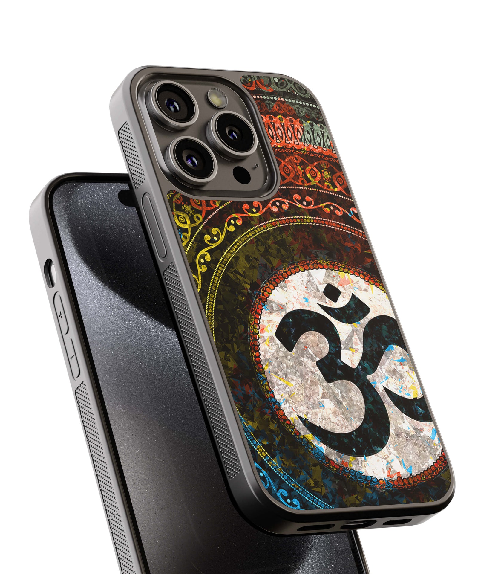 Om Yoga Back Cover for 2D Hybrid TPU And Metal CasePS1311Hybrid Metal TPU