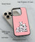 Panda Huddle Pink Back Cover for 2D Hybrid TPU And Metal CaseAA0126Hybrid Metal TPU