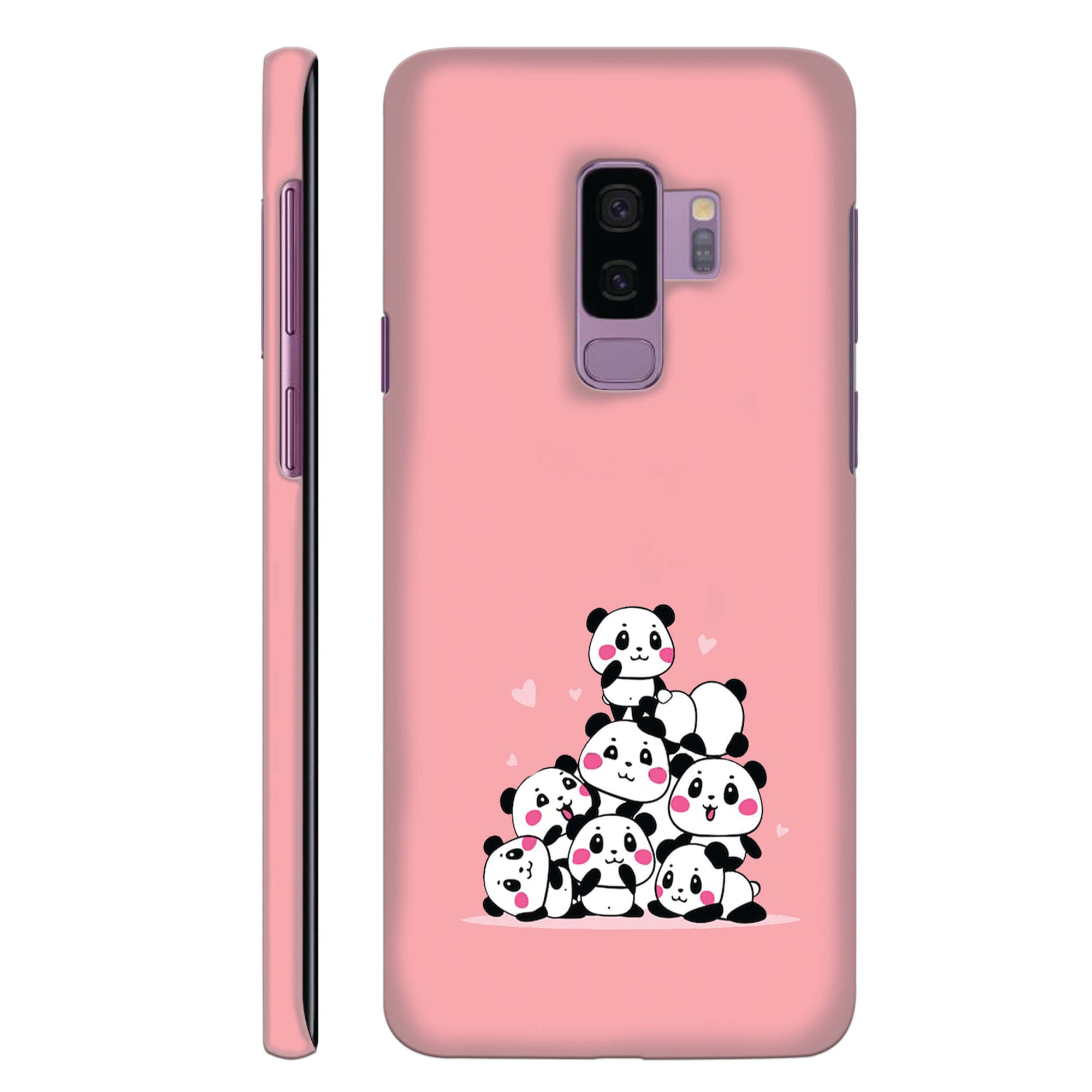 Panda Huddle Pink Back Cover for HardPlasticAA0126Hard Plastic