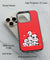 Panda Huddle Red Back Cover for 2D Hybrid TPU And Metal CaseAA0178Hybrid Metal TPU