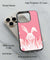 Pink Bunny Back Cover for 2D Hybrid TPU And Metal CaseGF0014Hybrid Metal TPU