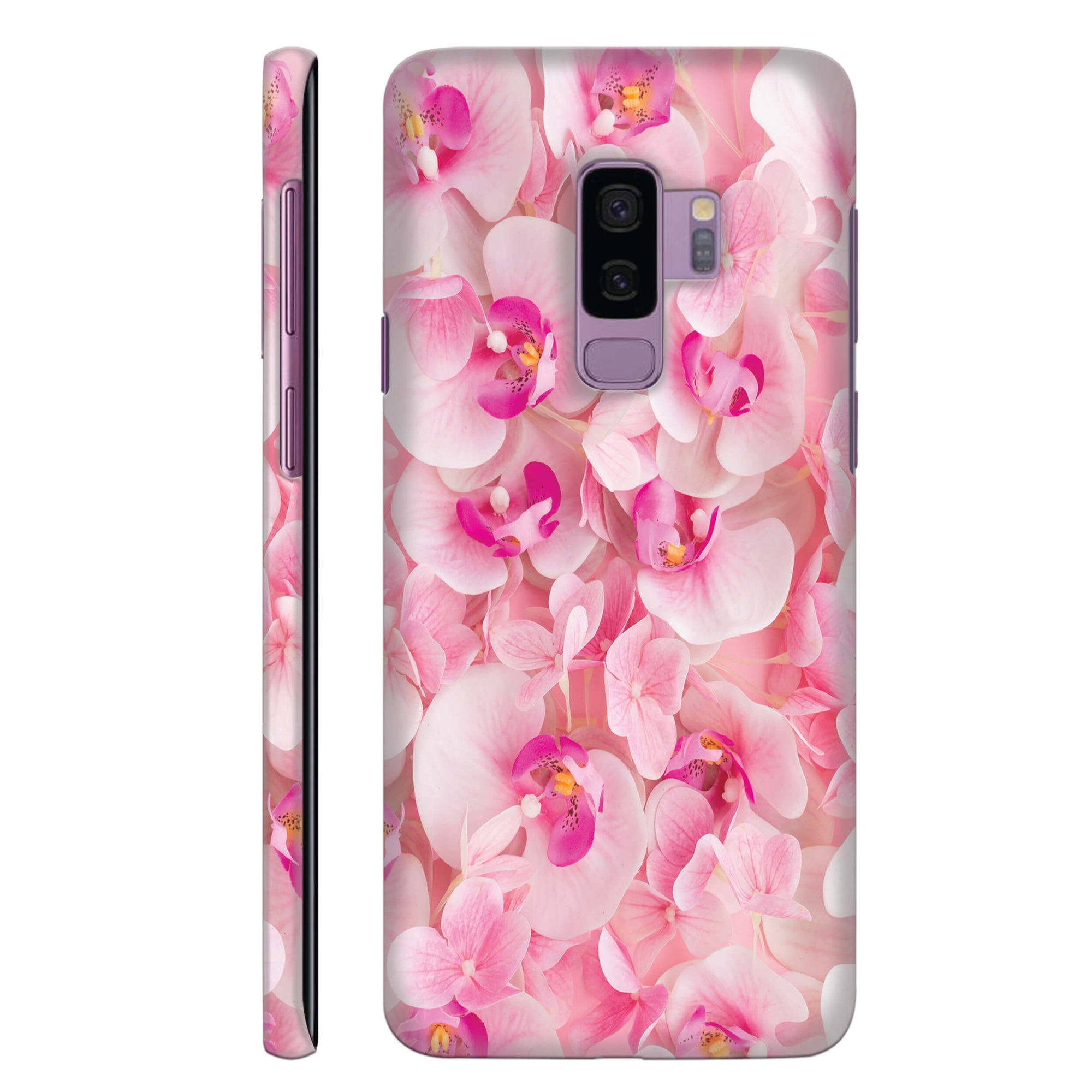 Pink Flowers Back Cover for HardPlasticIK0035Hard Plastic