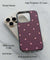 Pink Heart Back Cover for 2D Hybrid TPU And Metal CasePS1307Hybrid Metal TPU