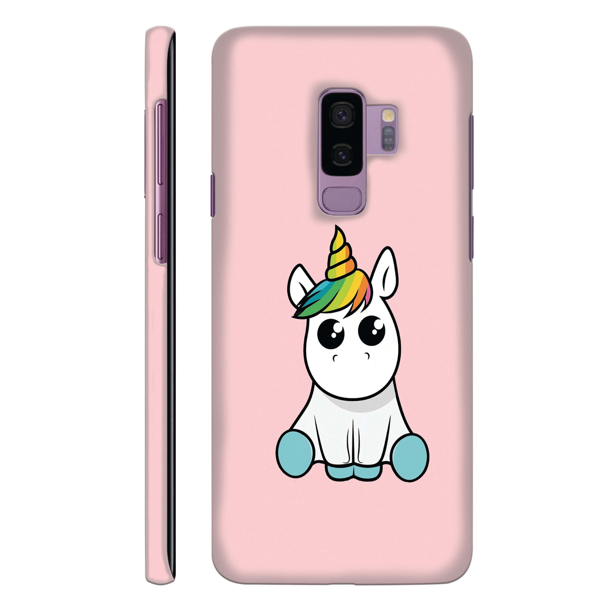 Pinky Unicorn Back Cover for HardPlasticAA1018Hard Plastic