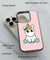 Pinky Unicorn Back Cover for 2D Hybrid TPU And Metal CaseAA1018Hybrid Metal TPU