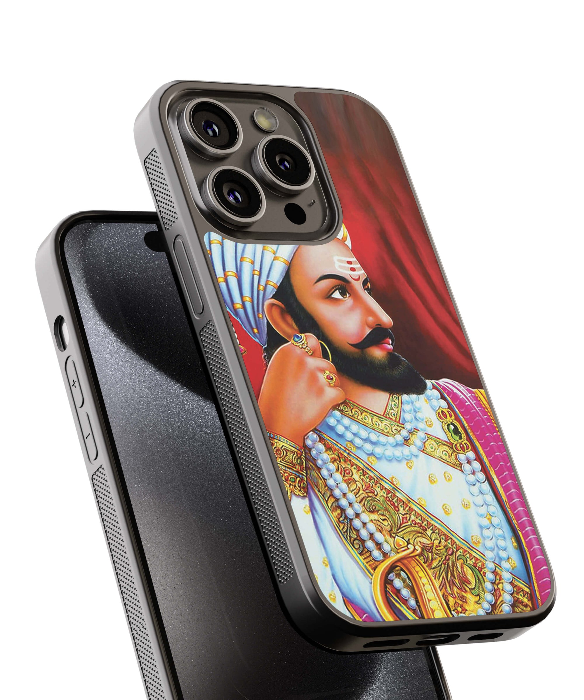 Potrait Of Chatrapati Shivaji Back Cover for 2D Hybrid TPU And Metal CaseD1600Hybrid Metal TPU