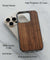 Printed Wooden Pattern Back Cover for 2D Hybrid TPU And Metal CaseA0100Hybrid Metal TPU