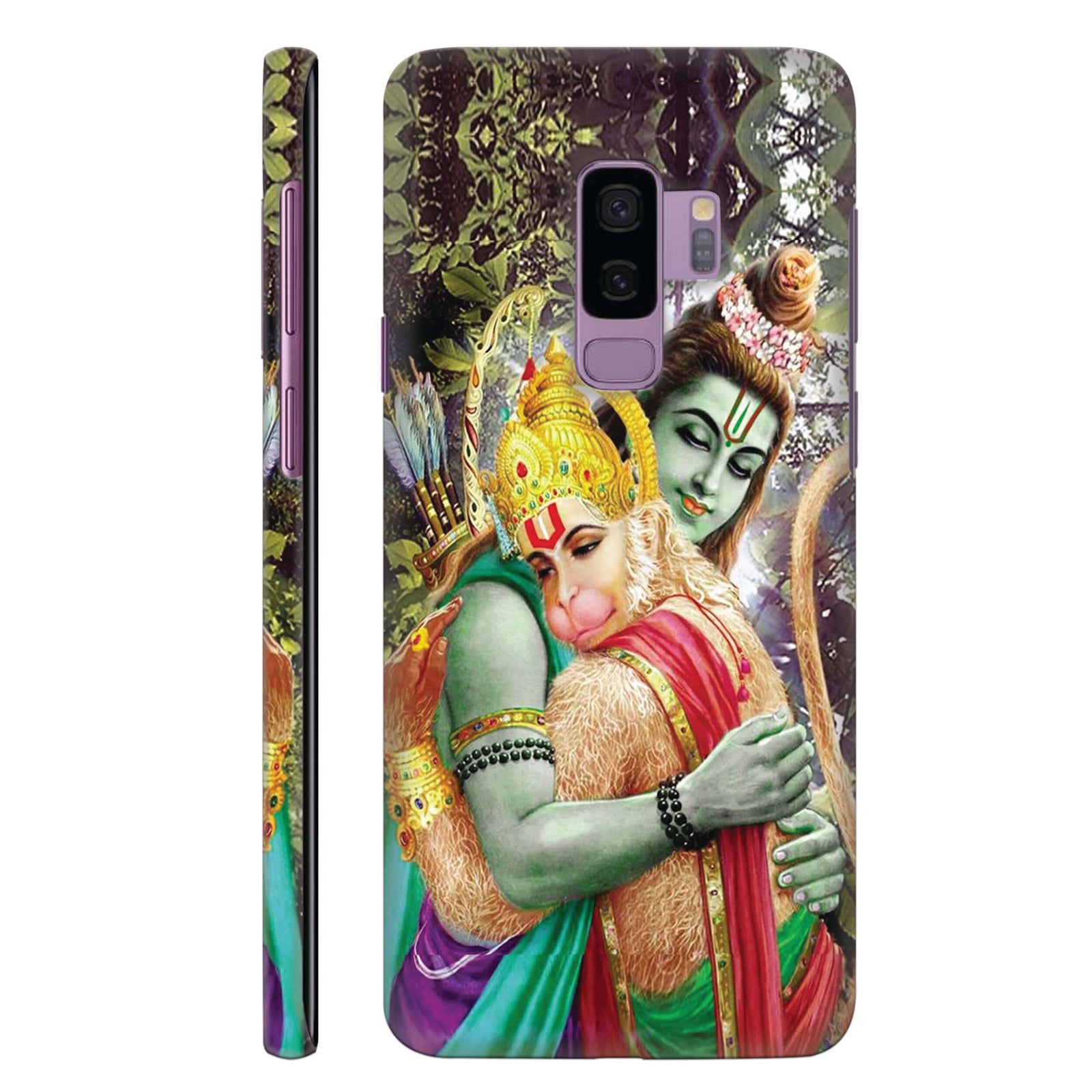 Ram And Hanuman Ji Back Cover for HardPlasticBG0075Hard Plastic