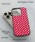 Red Stars Back Cover for 2D Hybrid TPU And Metal CaseBG0024Hybrid Metal TPU