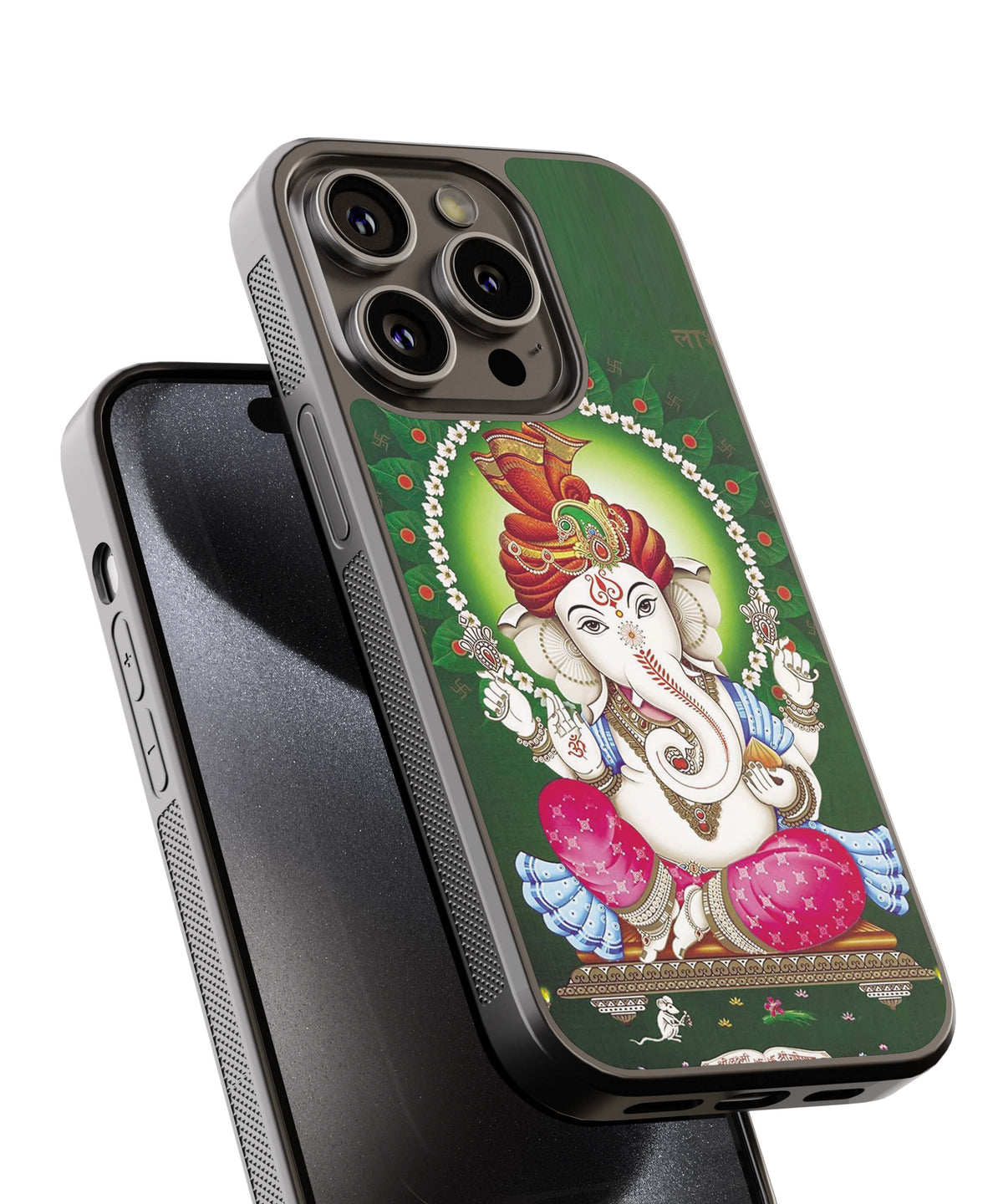 Shubh Labh Back Cover for 2D Hybrid TPU And Metal CaseBG0076Hybrid Metal TPU